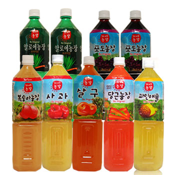 가야시리즈?(알로에2,포도2,자두2,토마토1,사과1,당근1,복숭아1,살구1,파인애플1)PET+ 완전대박가!!! 