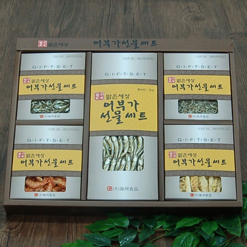 [남해안 청정해역] 멸치,건어5종 1호세트