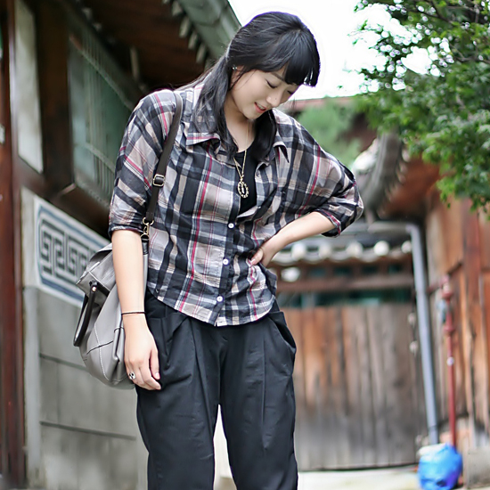 블랙홀 배기팬츠