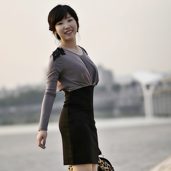 숄더 스트랩 원피스