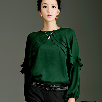 MK BL0466 모던실크시폰블라우스