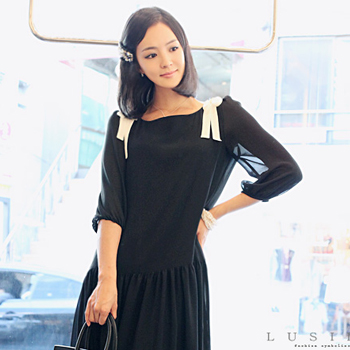 MK OP0338 실크시폰 로맨틱원피스