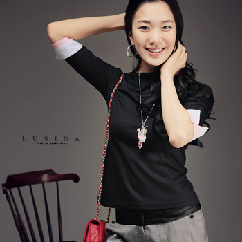 [오픈기념30%세일]MK BL0225 커프스 배색 소프트셔츠