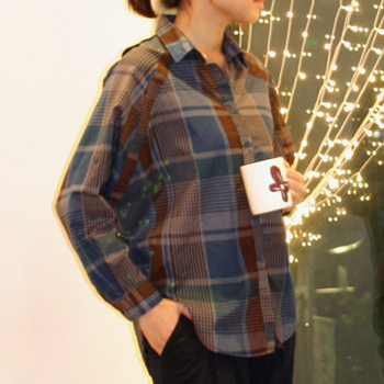 체크가오리남방