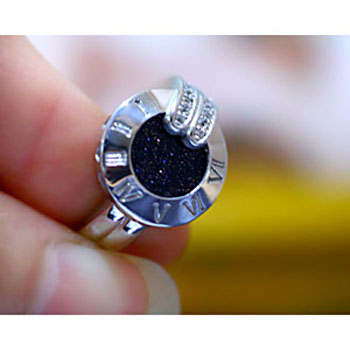 원형 샤이닝천금석반지 M1614