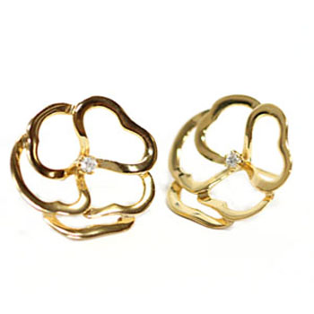 엘로우 장미귀걸이