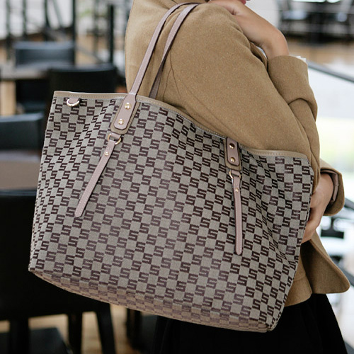 시슬리 st 쟈카드 토트 숄더백 