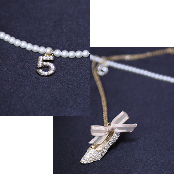 샤넬2중신발목걸이