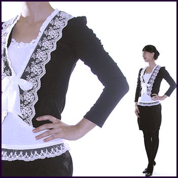 레이스 여밈 가디건Set (레이스 나시)