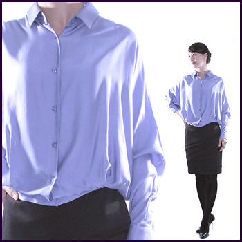 나그랑밑단블라우스