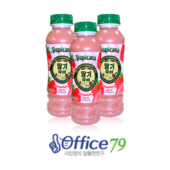 트로피카나350ml(딸기라떼) 