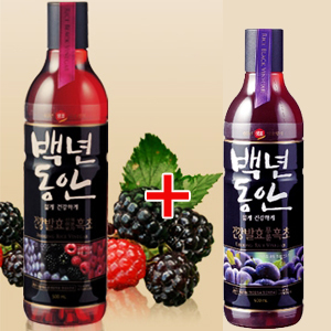 백년동안산머루복분자흑초(+푸룬흑초500ml증정)+초대박가!!! 