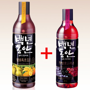 백년동안모과유자흑초900ml(+산머루복분자흑초500ml증정)초대박가!!! 