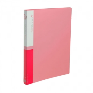 클리어화일40매 적색 