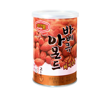머거본 바베큐아몬드캔(135g) 