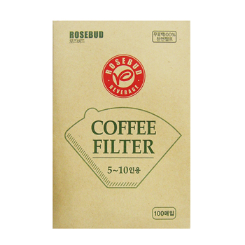 원두커피 여과지 필터 5~10인용 100매입