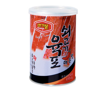 머거본( 매운맛육포/45g)캔 