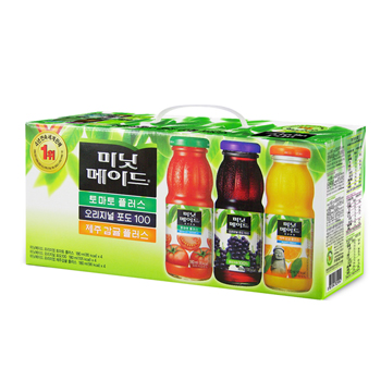 미닛메이드(포도+오렌지+알로에)180ml*12병