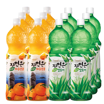 자연은잘나가는웰빙시리즈(알로에2+오렌지2+포도2+토마토2+제주감귤2+고칼슘오렌지2) 