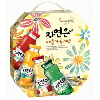 자연은마음가득셋트(사과.감귤.알로에.토마토180ml*16개)