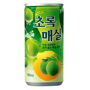 웅진 초록매실 180ml*15캔 