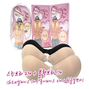 [이브스 바나나브라 3종세트]★2010홈쇼핑방영상품★누드브라/국내정품