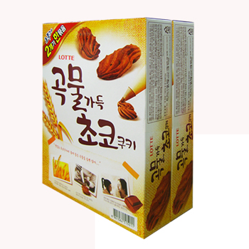 롯데곡물가득초코쿠키(1+1)대박가!!