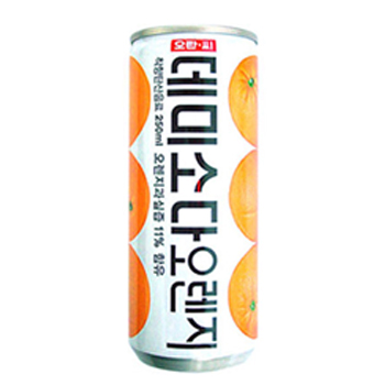 동아오츠카 데미소다 오랜지캔 250ml 