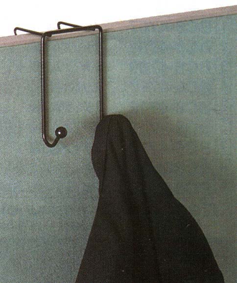 아코우 파티션용 옷걸이(180*90mm/검정) 