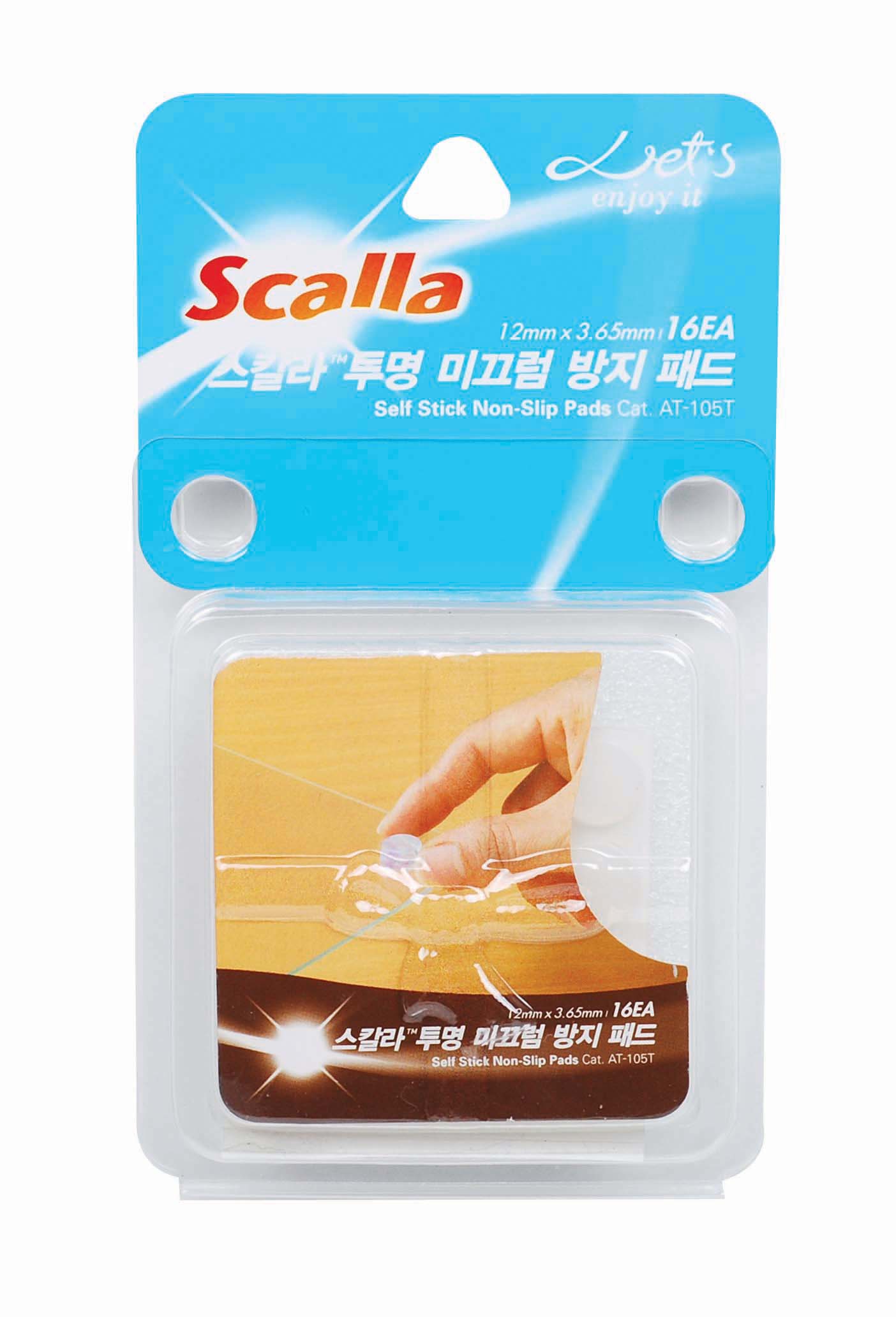 Scalla 미끄럼방지패드 12mm(16입) #AT-105T 