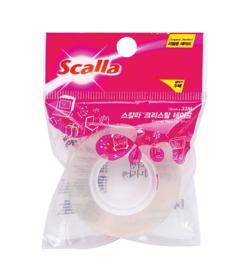 Scalla 크리스탈테이프리필 18mm*33M #BP-411