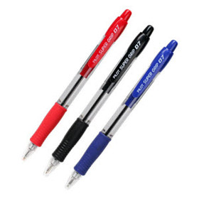 빠이롯트 슈퍼그립 노크식볼펜 0.7 흑색(자루) B-21