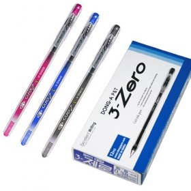 동아 3-제로펜 DZ 0.38 적색(12자루) B-20