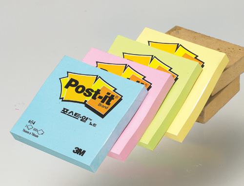 [3M]포스트잇 654 노랑색