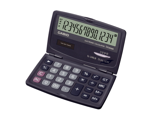 CASIO 계산기 SL-240LB(접이식) 