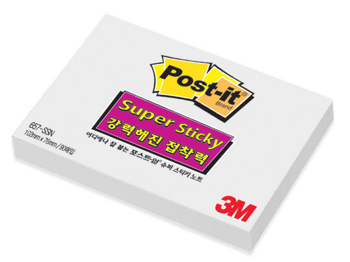 3M 슈퍼스티키(화이트) #657-SSN (102*76mm/90매)
