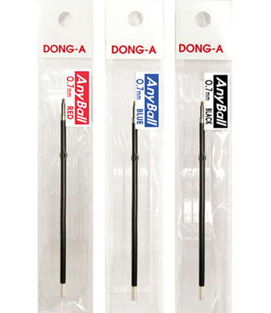 동아 애니볼리필 DZ 0.7 적색 (12개입)