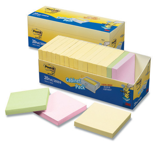 3M 팝업포스트잇 캐비넷팩 #330-20 (76*76/100매*20패드)