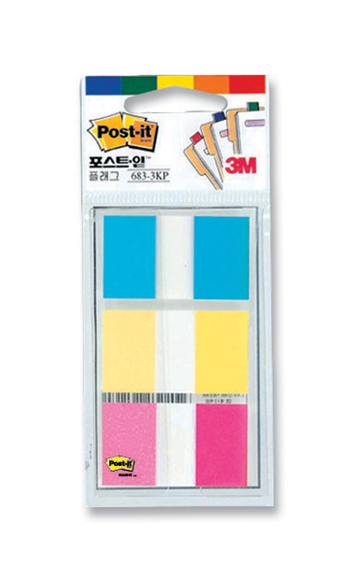 3M 플래그 #683-3KN (24*43.6/3색)