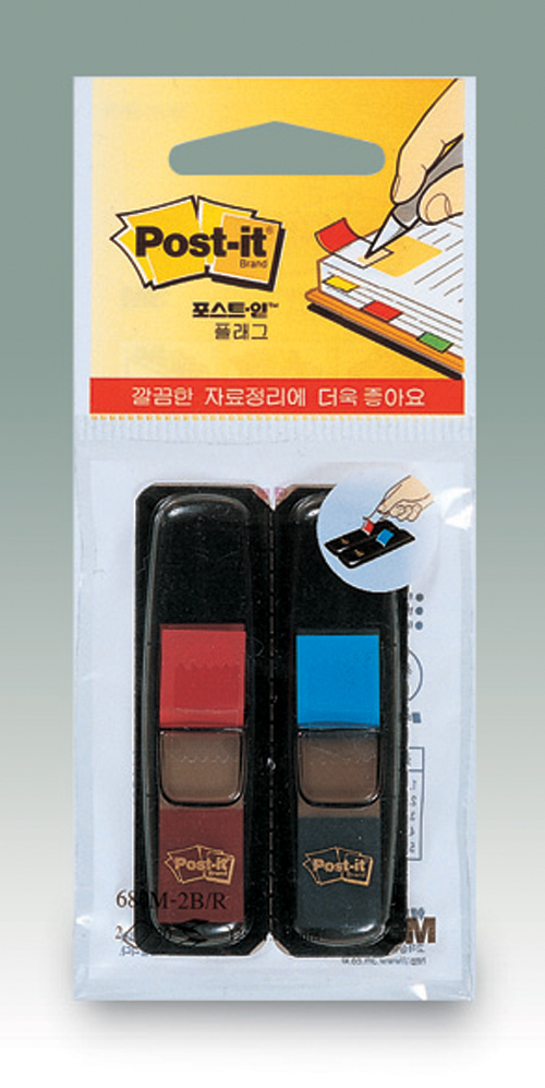 3M 플래그 케이스(2색) #683M(680M)-2BR (12*43.6/빨강+파랑)