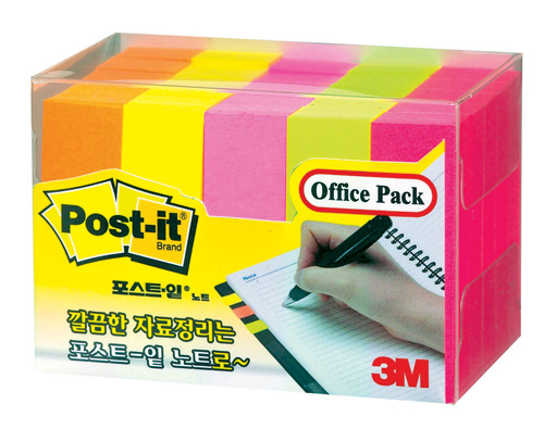 3M 페이지마커 오피스팩 670-5AN -x5 대용량(12*43.6/100매*5패드)