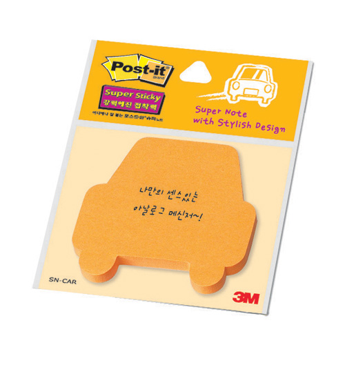 3M 디자인 슈퍼스티키 모양(자동차/45매)