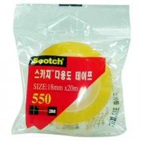 3M 스카치테이프리필 18mm*20M #550(1인치)