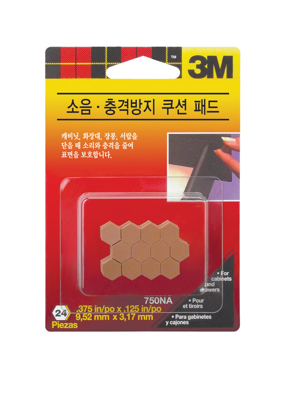 3M 보호용 쿠션패드(소음/충격방지) #750 