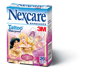 3M 넥스케어 방수밴드 캐릭터프린세스(20입) #593-20 