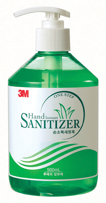 3M 손소독제(핸드세니타이저겔) 500ml(후레쉬알로에향)-데스크용