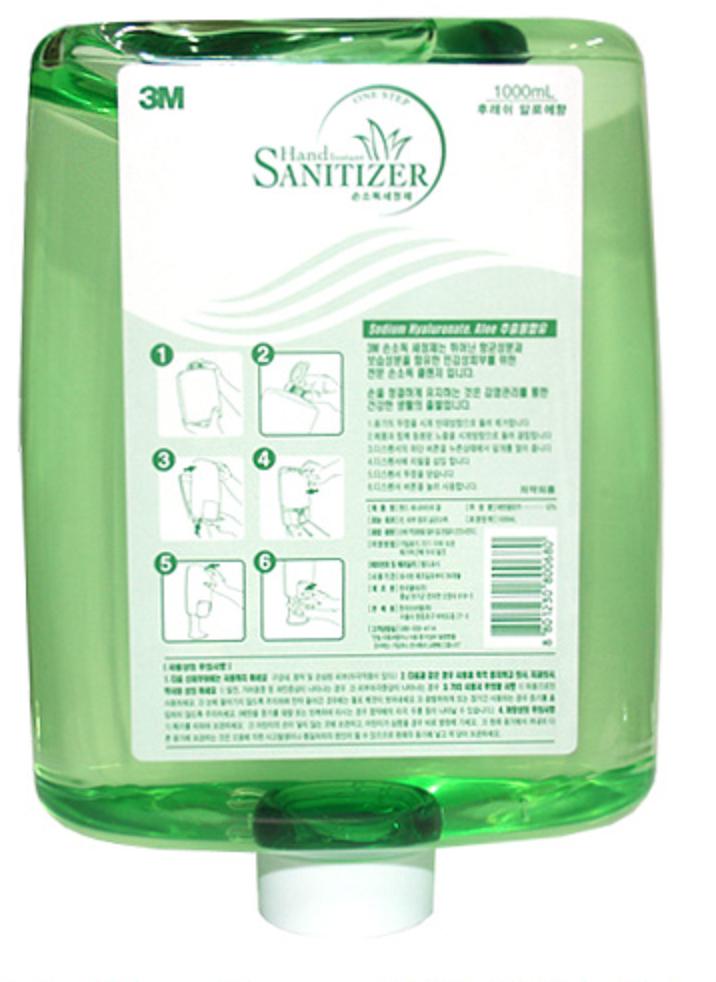 3M 손소독제(핸드세니타이저겔) 1L(후레쉬알로에향)-디스펜서리필용