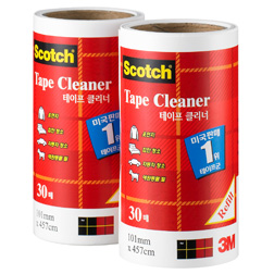 3M 테이프크리너(린트롤러) 리필(30매*2입) #836 