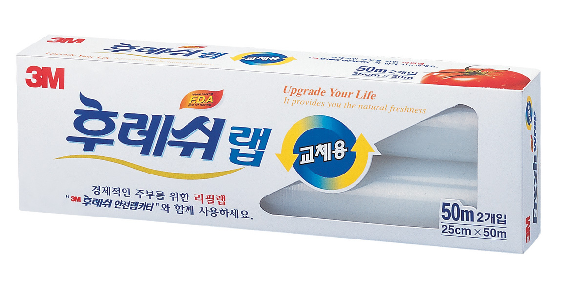 3M 후레쉬 안전 랩커터리필(250mm*50M/2입) 