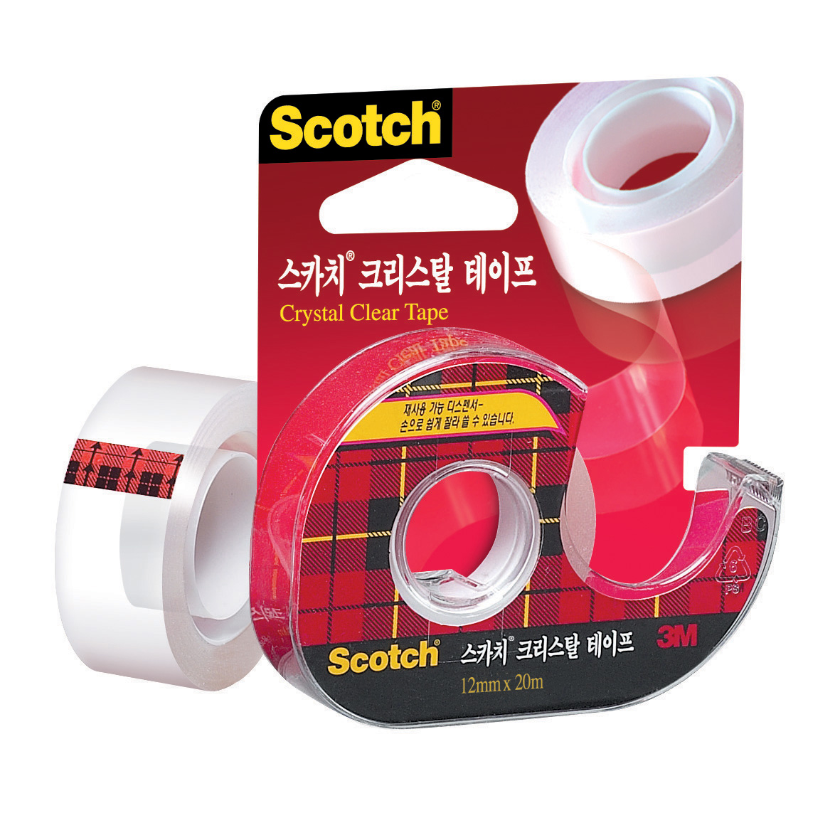 3M 크리스탈테이프 12mm*20M #CC1220D